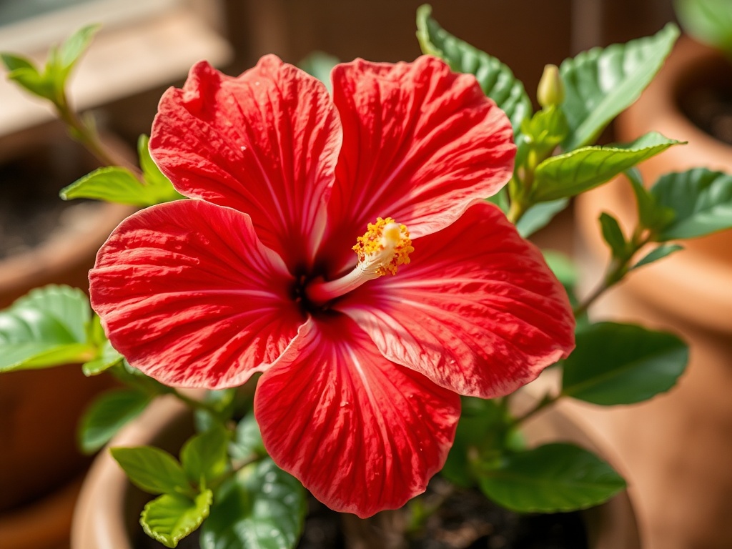 jak pielęgnować hibiskusa w doniczce